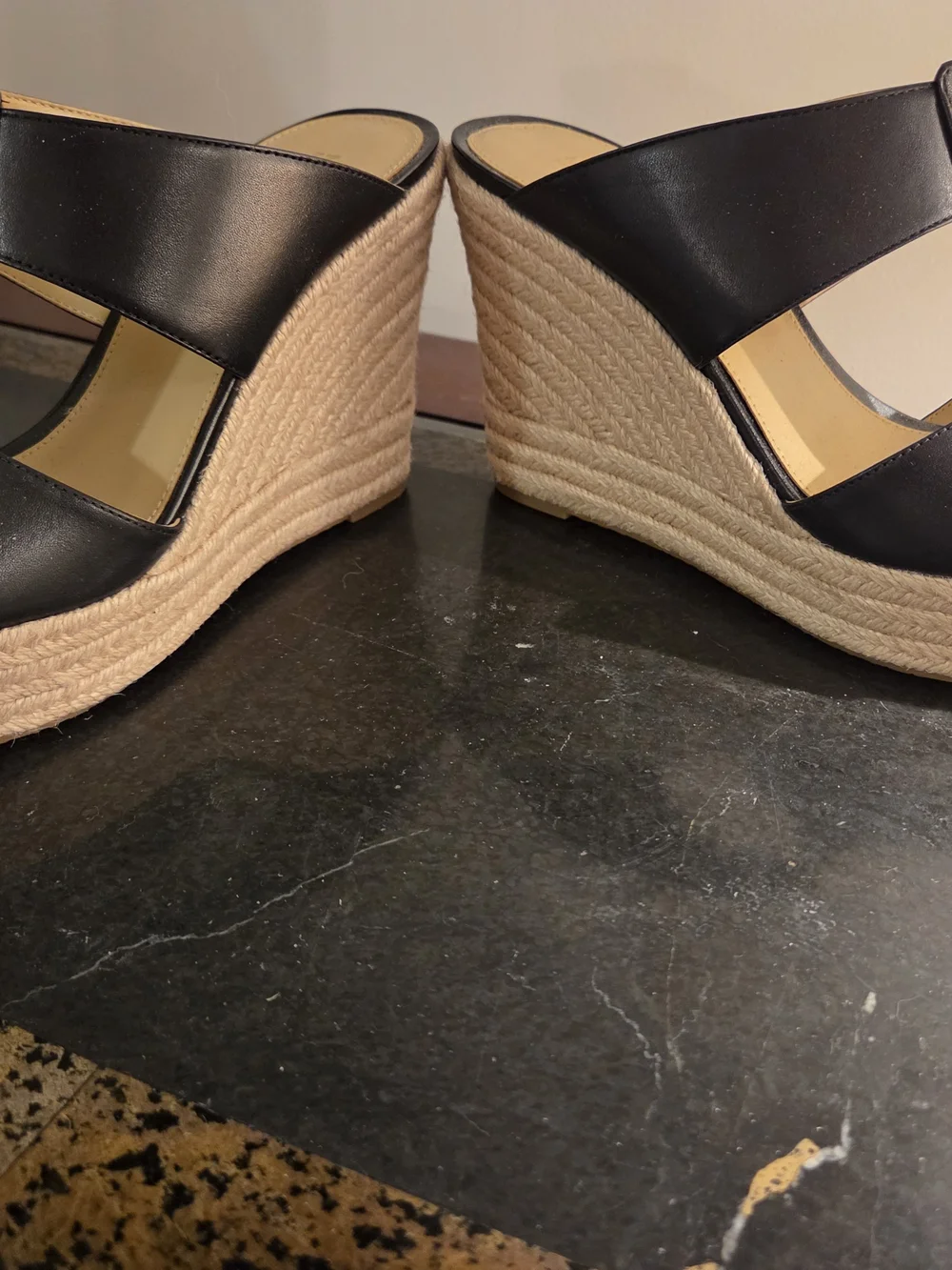 MICHAEL Michael Kors black leather